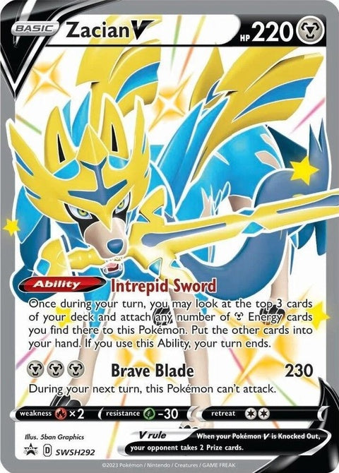 Zacian V (SWSH292) - Sword & Shield Black Star Promos